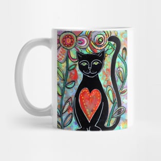 Black Cat Love Mug